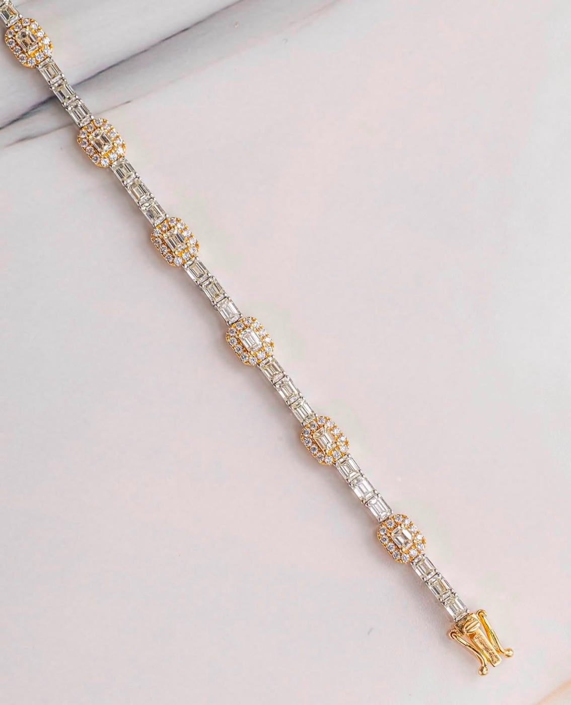Pulseira Riviera Baguete