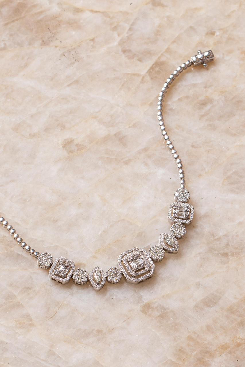Pulseira Riviera Mix Diamantes Illusion