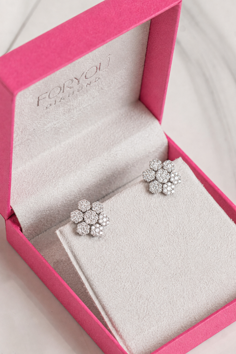 Brinco Flower Diamonds