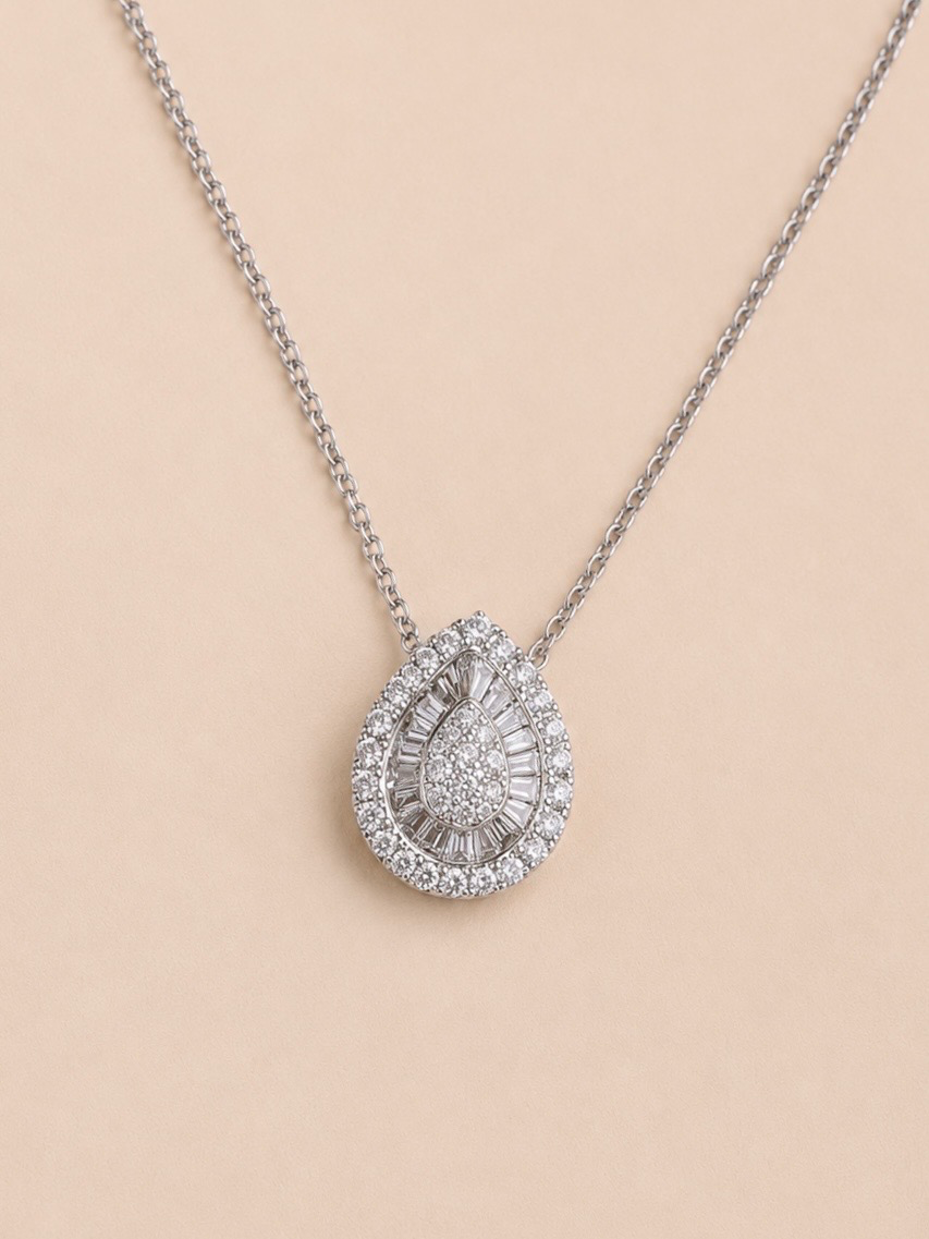 Colar Gota Diamantes